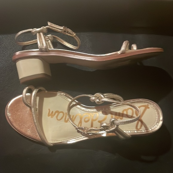 Sam Edelman Gold Sandals - Picture 4 of 14